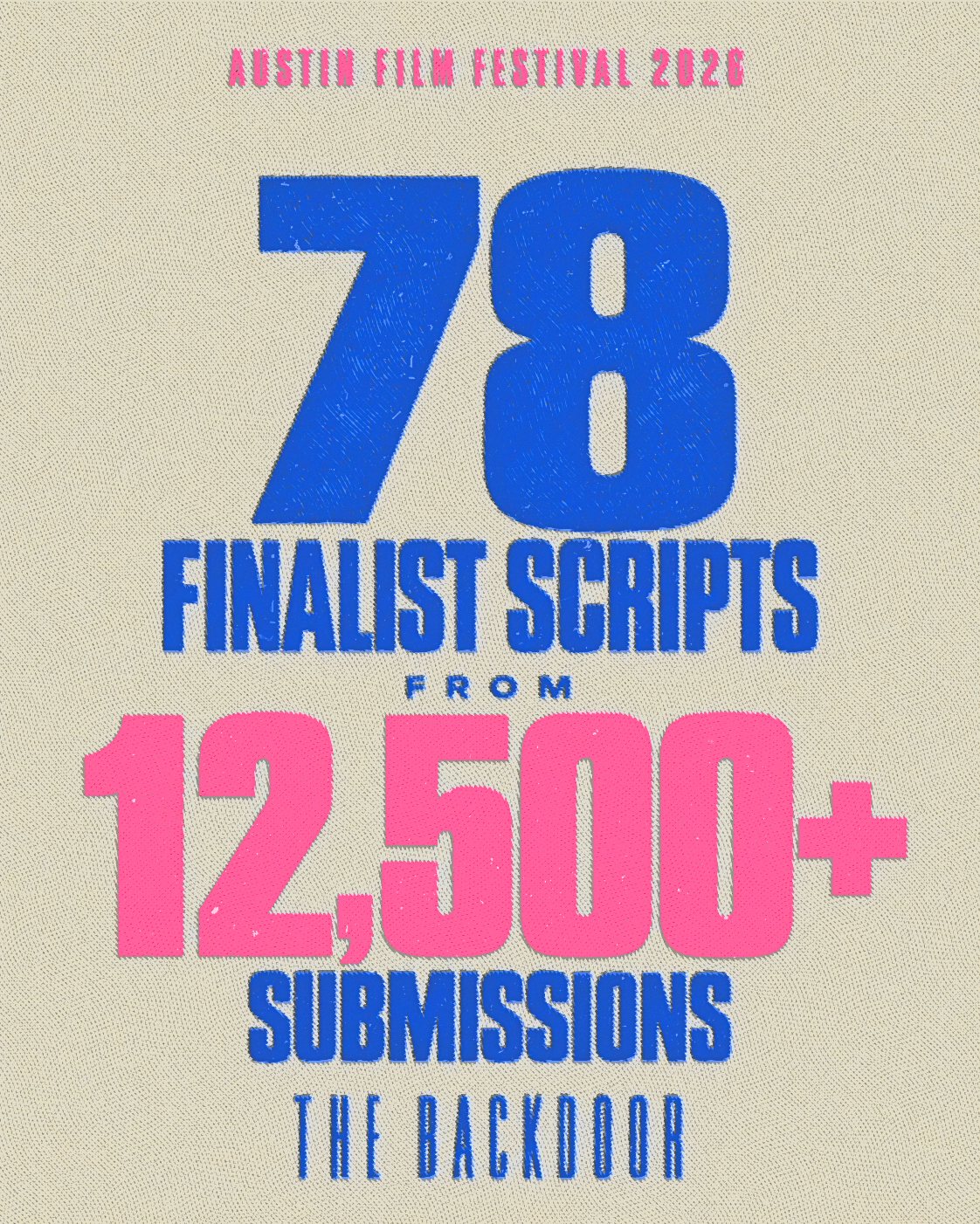 The Backdoor, Austin Film Festival 2026 Script Competition Finalist